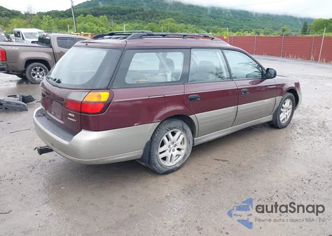 2000 Subaru Outback z USA, uszkodzony, nr VIN 4S3BH6750Y6601505